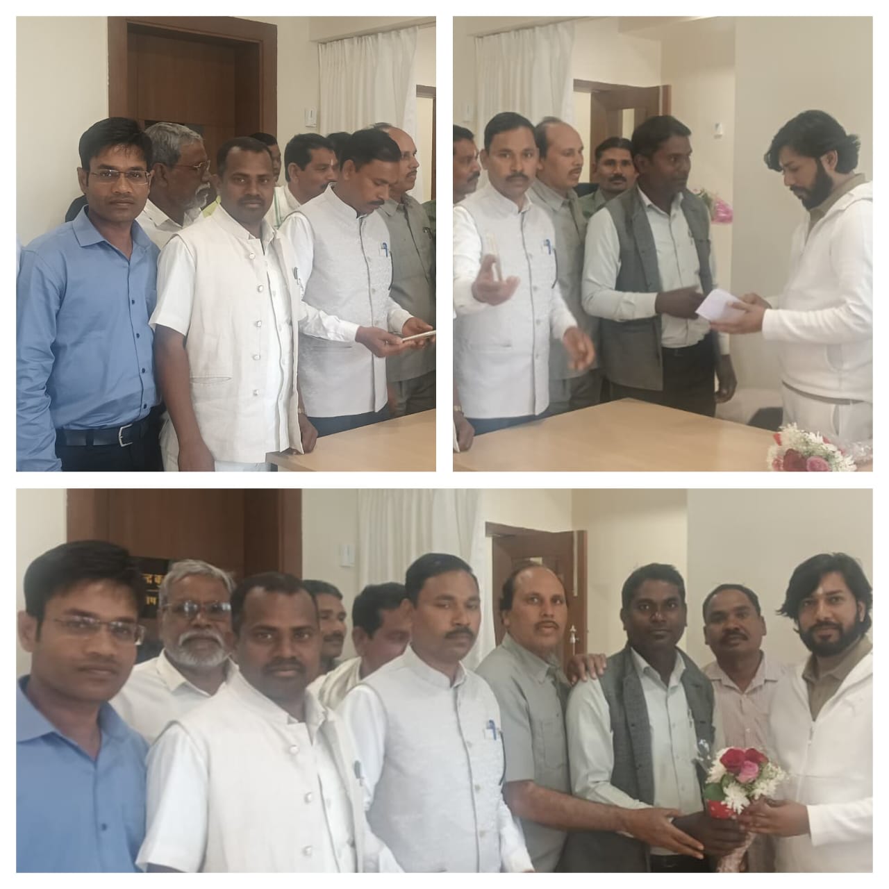 समाज के लोगों से गुरु खुशवंत साहेब से की सौजन्य मुलाकात की विभिन्न मुद्दों पर विचार-विमर्श…